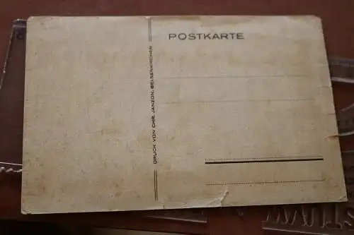 tolle alte Künstlerkarte - Abiturientia 1934 Realgymnasium Gelsenkirchen