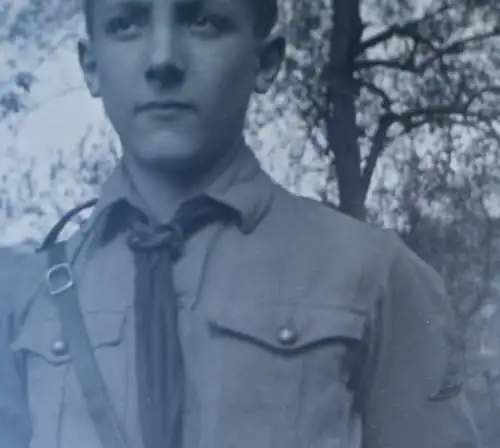 tolles altes Negativ - Portait eines Jungen Pimpf Jugend - 30-40er Jahre 