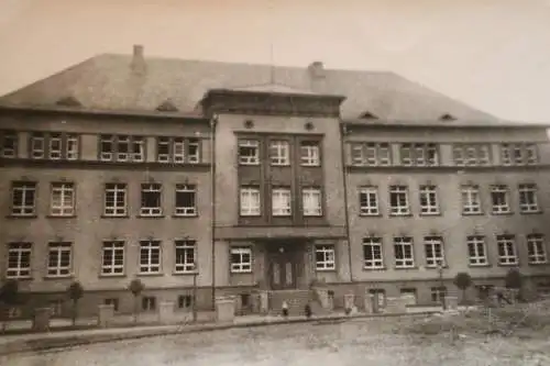 tolles altes Foto - Gebäude Schule Oberlyzium Siegen - 30-50er Jahre ?