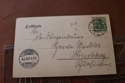 tolle alte Karte -Gruss aus Posen  einst und jetzt - Berliner Thor 1902