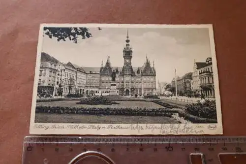 tolle alte Karte - Elbing Masuren - Friedr. Wilhelm Platz  Rathaus