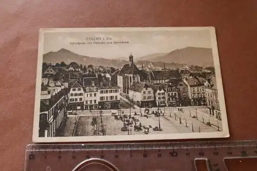 tolle alte Karte  Zabern Elsass Schloßplatz 1917