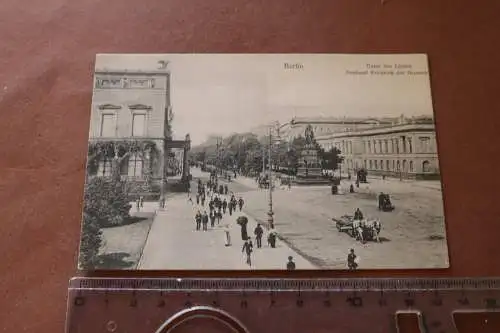 tolle alte Karte  Berlin Unter den Linden 1900-1920