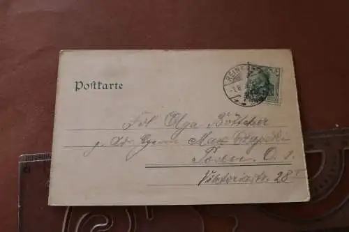 tolle alte Karte - Bad Reinerz Schlesien - Neue Schmelze - 1908