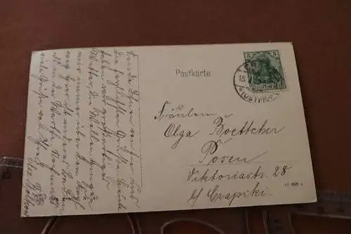 tolle alte Karte  Cranz Ostpreussen - Brandung 1909