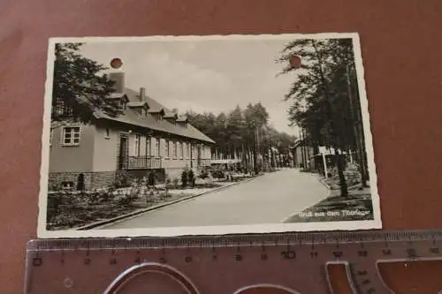 tolle alte Karte  Gruss aus dem Tiborlager - Schwiebus 1941 (3)