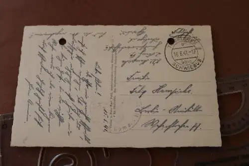 tolle alte Karte  Gruss aus dem Tiborlager - Schwiebus 1941 (3)
