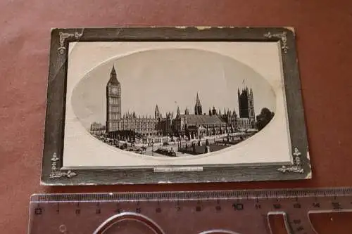 tolle alte Karte  London House of Parliament 1910-20 ???