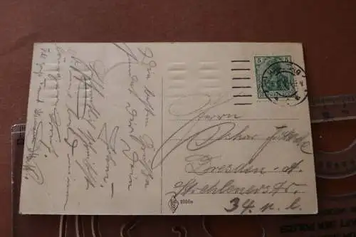 tolle alte Karte Spruch - Dem kleinen Velichen gleich - 1912