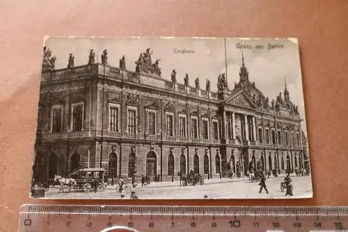 tolle alte Karte Gruss aus Berlin - Zeughaus 1906