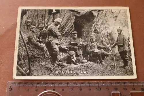 Tolle alte Soldaten - Jäger-Einheit ? Telefonstation 1916