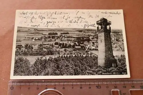 tolle alte Karte  Waldbröl Süd Turm - 1936