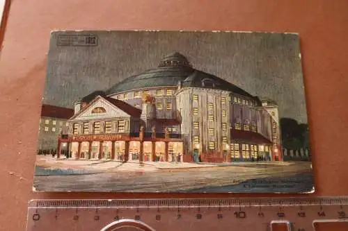 tolle alte Karte  Dresden - Eröffnung 1912 Stosch-Sarrasani Zirkusgebäude 