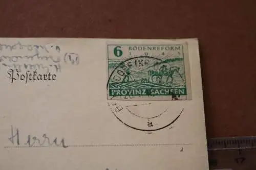 tolle alte Karte  Alter Bauernhof mit Taubenturm - Altenweddingen - 1946 