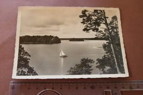 tolle alte Karte  Masuren - Blick auf den Niedersee  1939