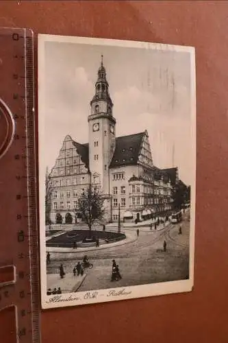 tolle alte Karte  Allenstein Ostpreussen  Rathaus - 1938