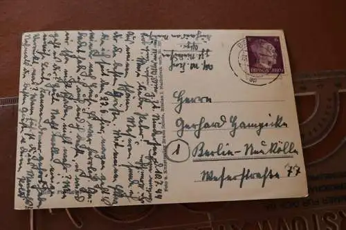 tolle alte Karte  Masuren - Niedersee  1944