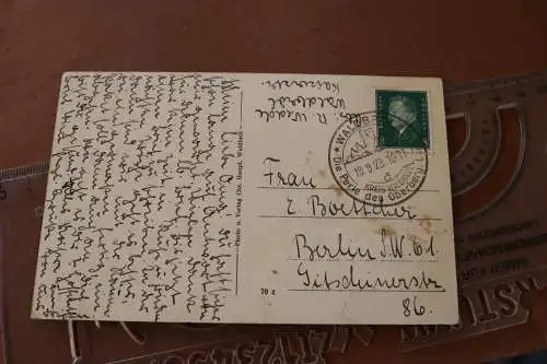 tolle alte Karte - Waldbröl, Blick von der Anstalt 1929