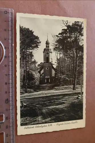 tolle alte Karte- Luftkurort Hohenlychen - Auguste Victoria Kapelle 1939