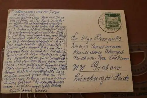 tolle alte Karte-  Baltmannsweiter - Eßlingen  - 1961