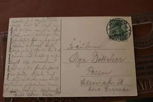 tolle alte Karte-  Nordseebad Cuxhaven Nordersteinstraße - 1911