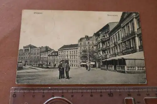 tolle alte Karte - Spandau - Stresowplatz - 1907