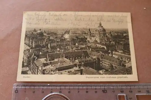 tolle alte Karte  Berlin Panorama vom Rathaus gesehen 1912