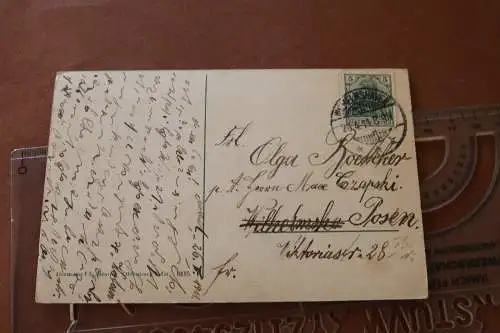 tolle alte Karte  Wilhelmshaven Bismarck-Denkmal 1911