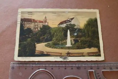 tolle alte Karte  Berlin -  Neukölln Wildenbruchplatz 1926