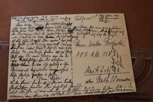 tolle alte Karte  Dresden Dampfschiff-Landeplatz 1943 - Feldpost 