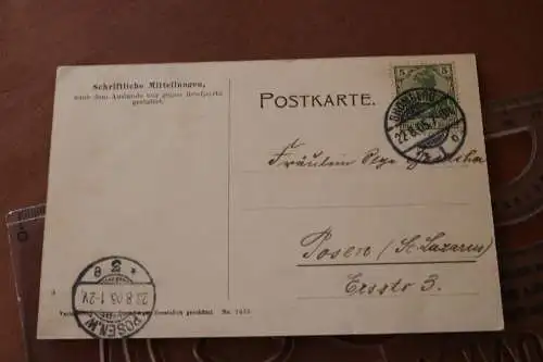 tolle alte Karte Ansichten Bromberg - 1905