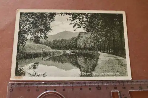 Tolle alte Karte Zabern - Kanal und Greifenstein 1918