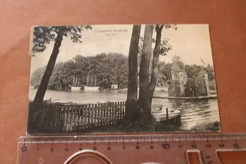 Tolle alte Karte Ostseebad Heubude - Pommern - 1911