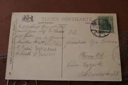 tolle alte Karte Breslau Liebichshöhe 1913