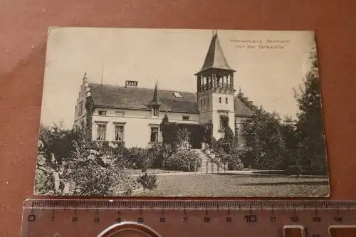 Tolle alte Karte Herrenhaus Pechern von der Parkseite 1910