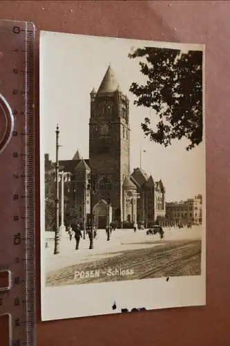 Tolle alte Fotokarte - Posen Schloss - 1941