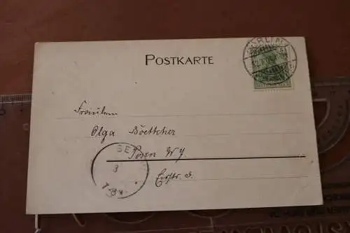 tolle alte Werbekarte - Landmaschinen Massey-Harris 1904 