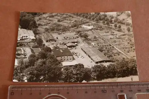 tolles altes Foto - mir unbekannte Firmengebäude - ??? Ort ?? 50-60er Jahre 