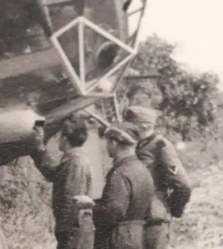 zwei tolle alte Fotos Dornier Do 17 kurz vor dem Feindflug Feldflugplatz ??