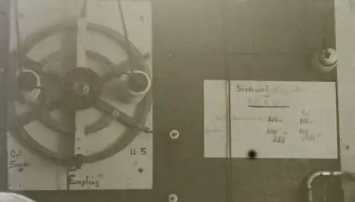 tolles altes Glasnegativ  Funkstation ?? Soldaten ??? 1921 - Sender 
