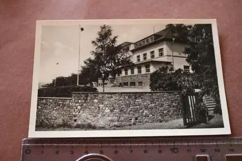 tolle alte Karte - Jugendherberge  Rüdesheim am Rhein  1951