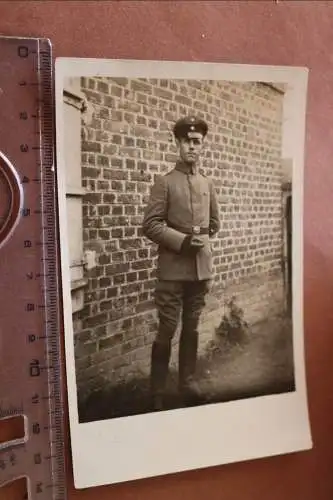 tolles altes Foto - Portrait eines Soldaten Marcy 1917 Frankreich