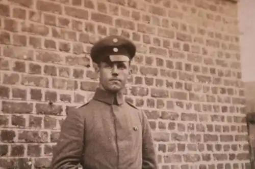 tolles altes Foto - Portrait eines Soldaten Marcy 1917 Frankreich