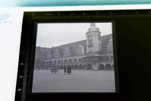 tolles altes Negativ - Altes Rathaus Leipzig   30-40er Jahre