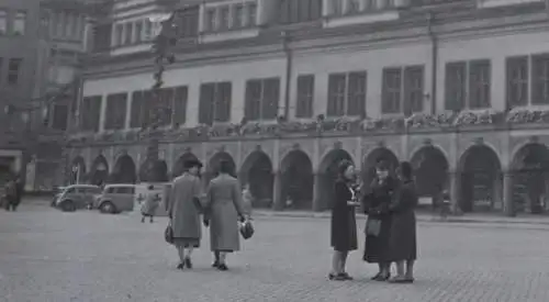 tolles altes Negativ - Altes Rathaus Leipzig   30-40er Jahre