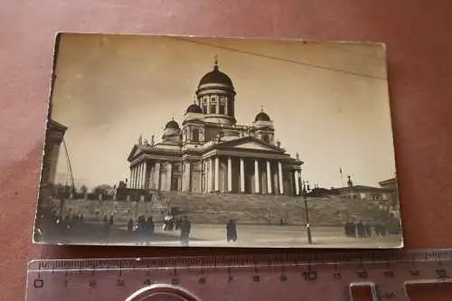 tolles altes Foto Kathedrale von Helsinki (Tuomiokirkko) 20-30er Jahre ??