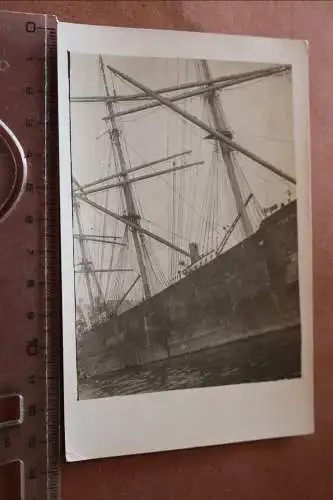 Tolles altes Foto - Dreimaster Segelschiff Guarneri ?? 1925