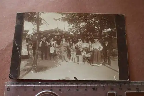 tolles altes Gruppenfoto - Kirmes Fest - Berlin 1926