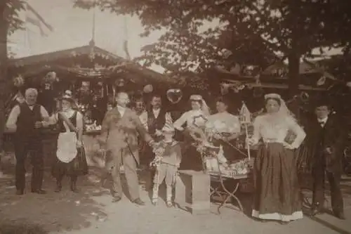 tolles altes Gruppenfoto - Kirmes Fest - Berlin 1926