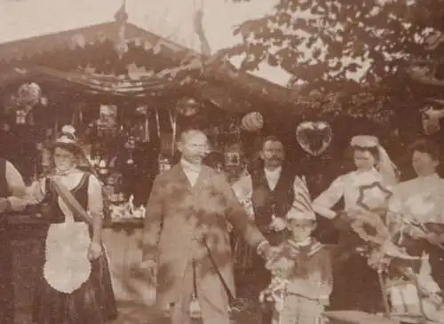 tolles altes Gruppenfoto - Kirmes Fest - Berlin 1926